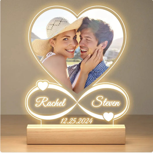 Valentine's Day Photo Night Light Ornament