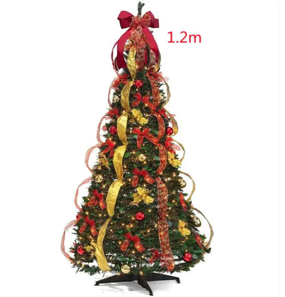 Decorative Foldable Colorful Spiral Christmas Tree