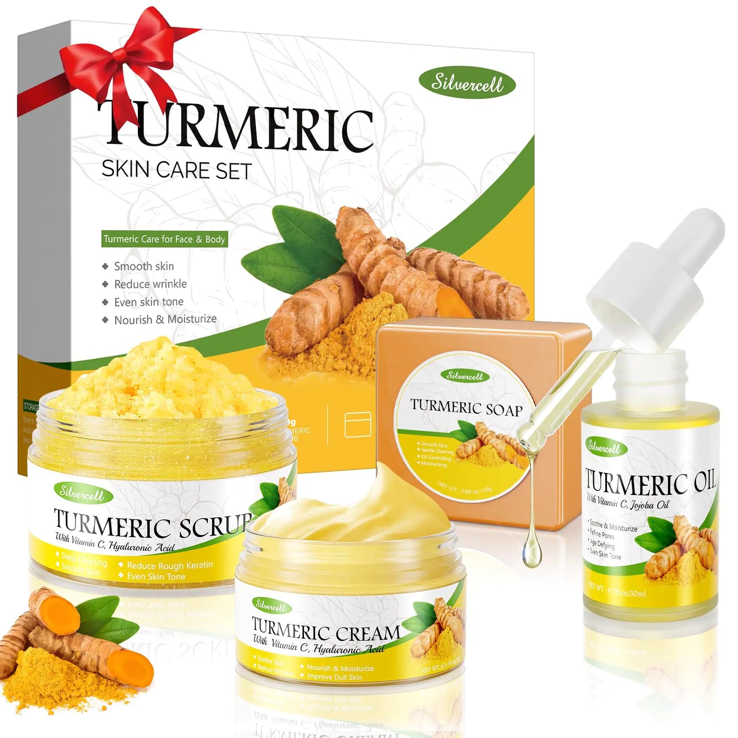 Turmeric Skin Care Set -Even Skin Tone with Vitamin C