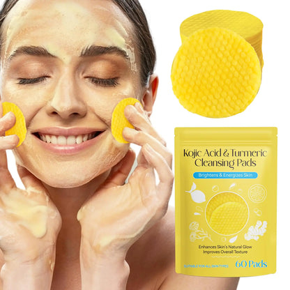 Turmeric Kojic Acid Exfoliating Pads 60PCS