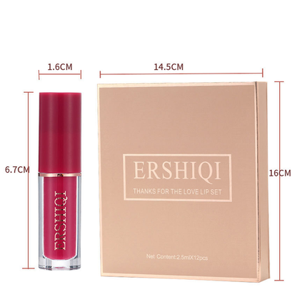 12-Count Velvet Matte Lip Ensemble