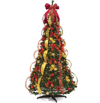 Decorative Foldable Colorful Spiral Christmas Tree